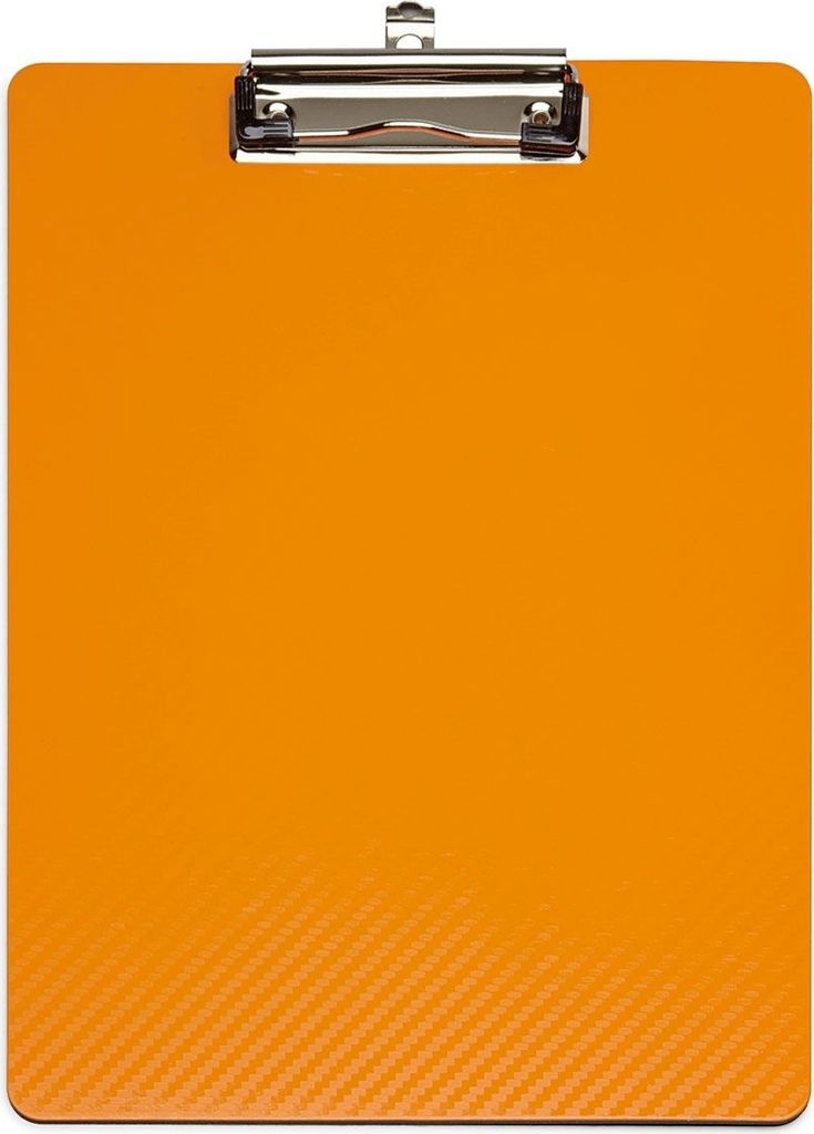 Schreibplatte Maulflexx Polypropylen 225x315mm orange Packung mit 12 Stück