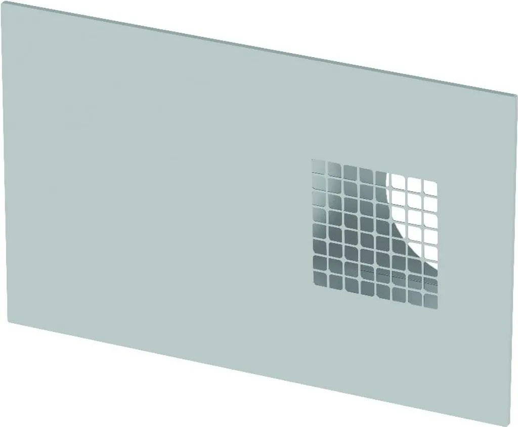 Zehnder ComfoEdge Dupla Grille Inox DN 125 Air Extérieur Gauche Design