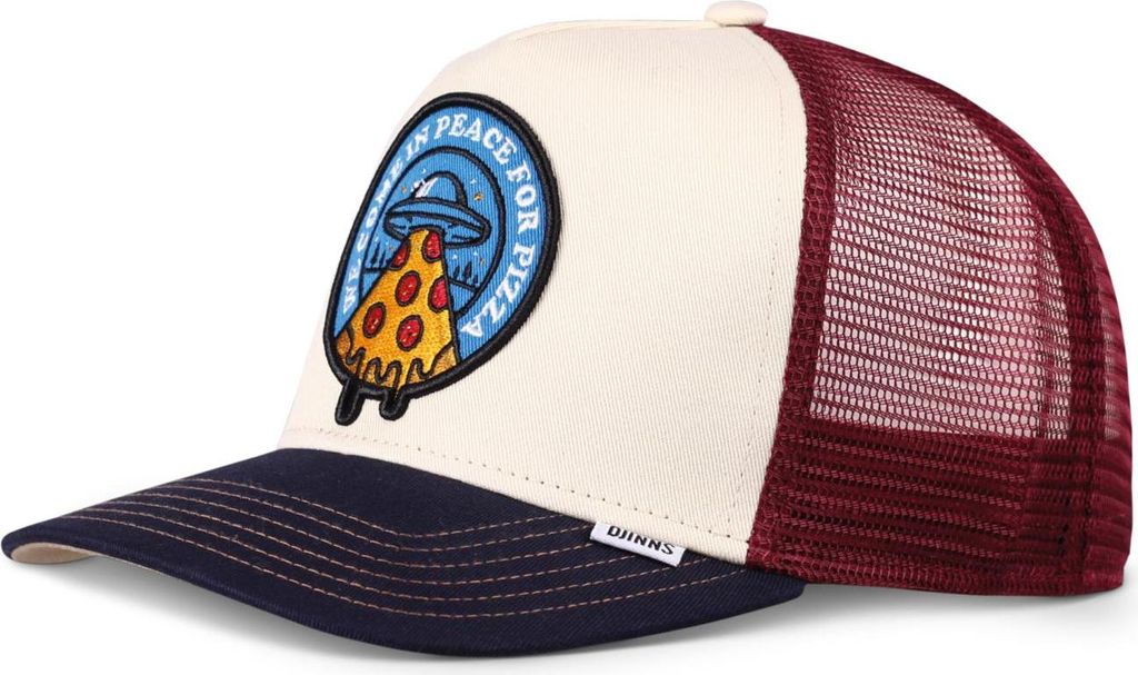 DJINNS Cappello Trucker HFT Food Peace Pizza Fossil Immagine del prodotto 