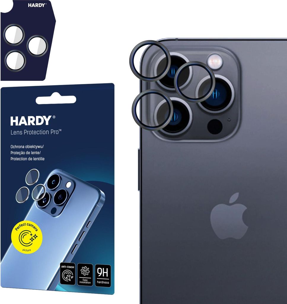 3mk Hardy Lens Protection Pro pro iPhone 16 Pro /16 Pro Max Black (5903108588713)