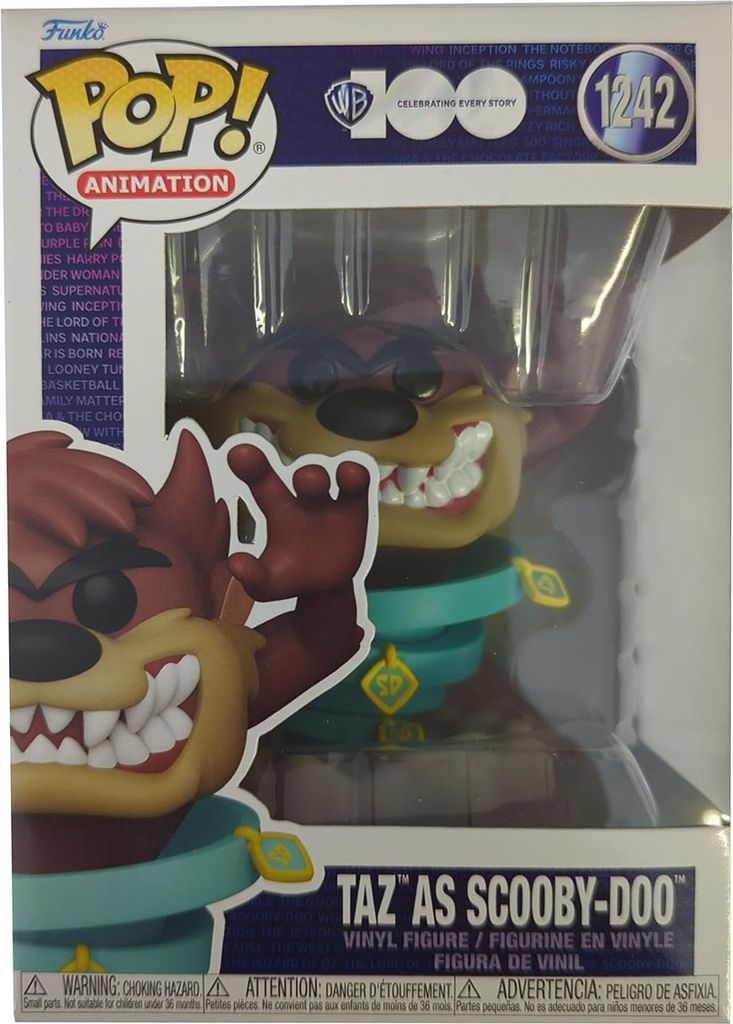 Warner Bros 100 - Taz as Scooby-Doo 1242 - Funko Pop! - Produktbild 