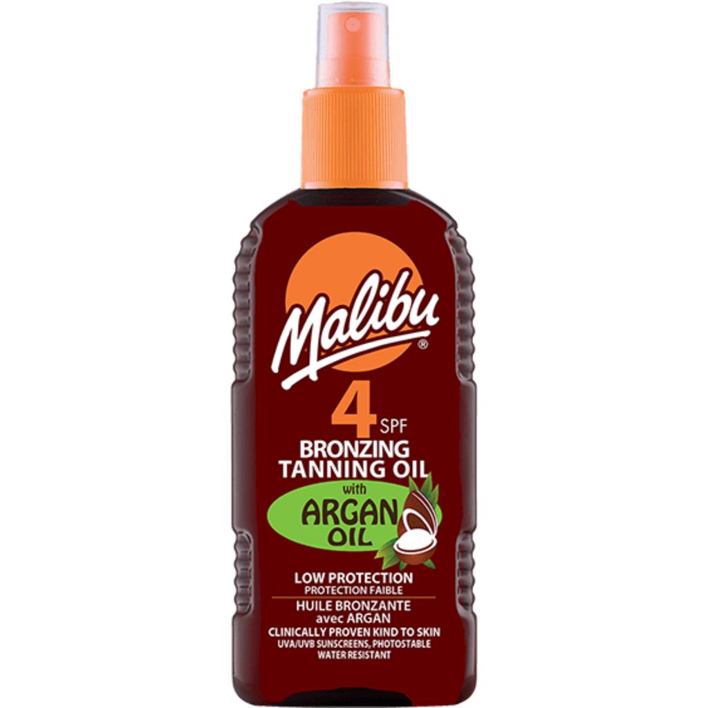 Malibu Bronzing Oil mit Arganöl SPF4 200ml