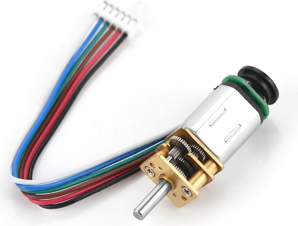 DC6V 2W GBMQ-GM12BY20 Getriebemotor mit magnetischem Codierscheiben-Hall-Encoder (6V 30RPM)