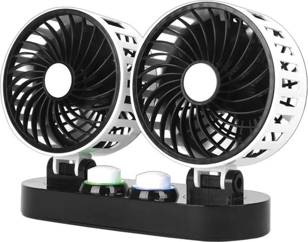 Ventilatore 24V Auto e Camion - Doppia Ventola 5 Pollici Potente