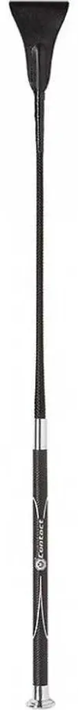 Cravache d'équitation 65 cm Noir Fleck pour un travail de précision optimal