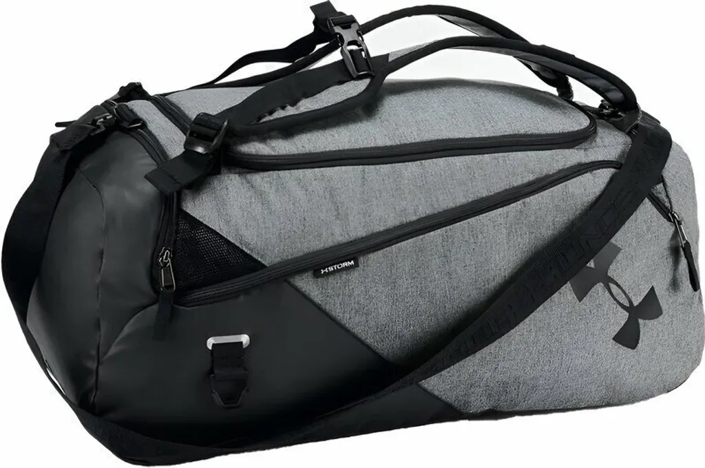 Sac de sport Under Armour Contain Duo Medium gris modulable en sac à dos - 7