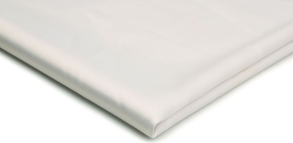Satin dick mit Elasthan, Dekostoff, Weiß, 50 x 150 cm Produktbild 