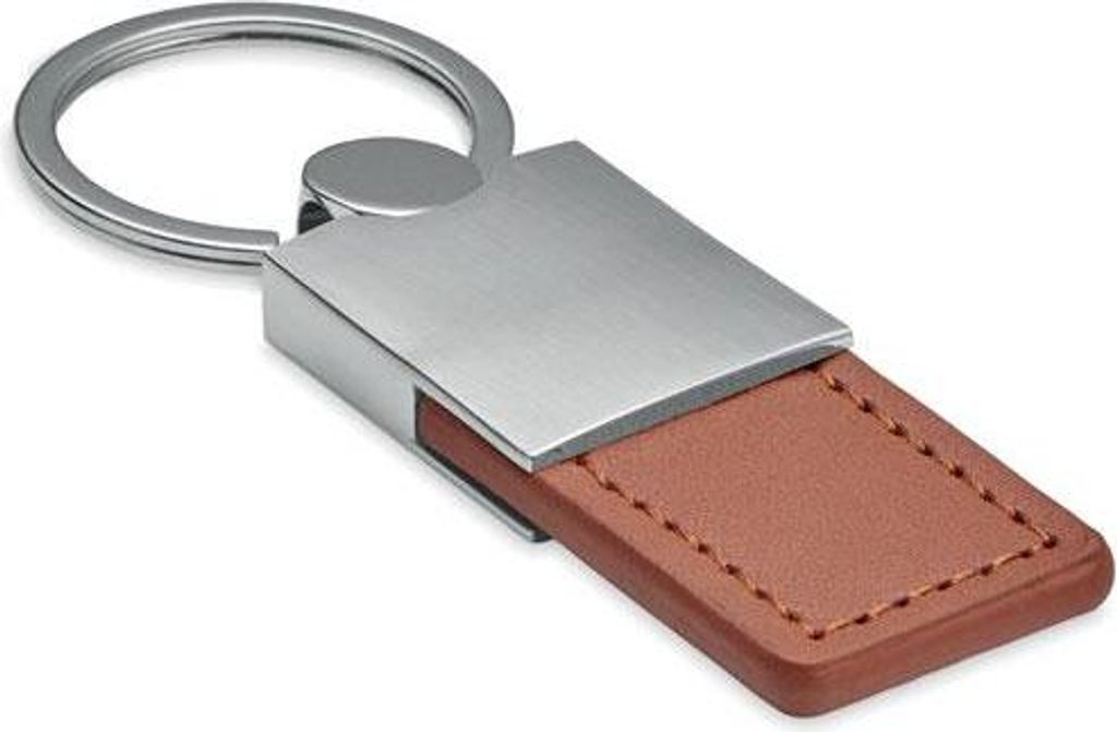 MidOcean - "COLUMBUS" Metall Schlüsselanhänger MO338 (Einheitsgröße) (Braun)