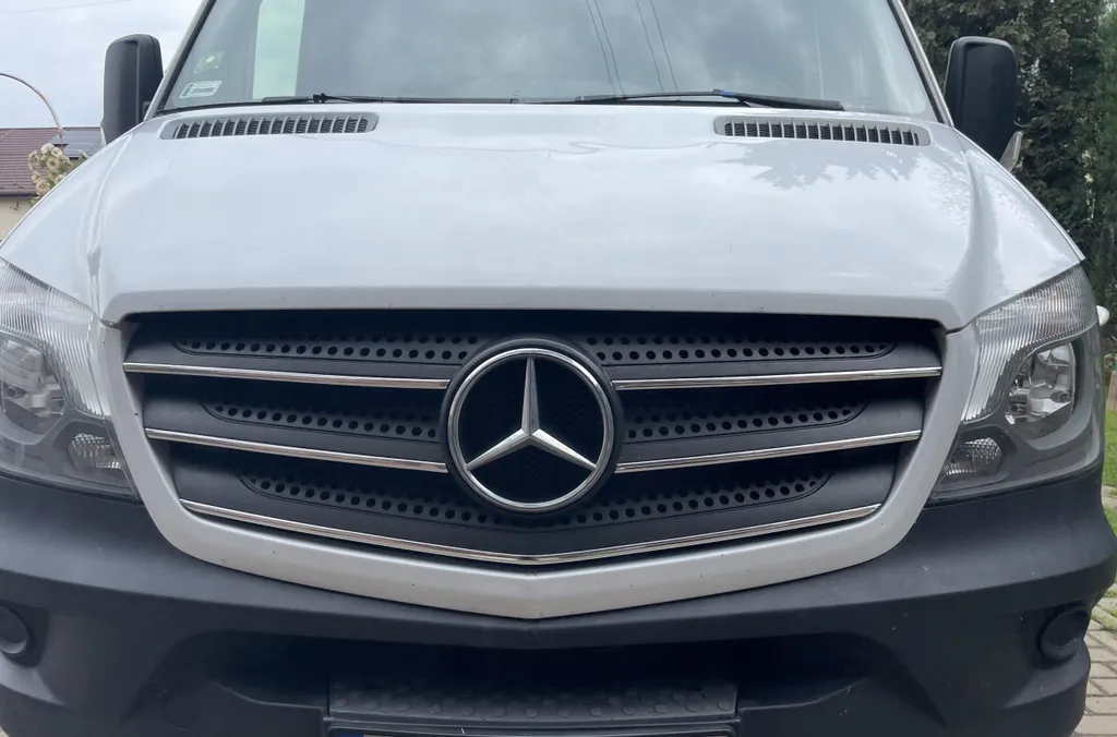 Calandre Chrome Mercedes Sprinter W906 - Design Luxe 5 Bandes Argent