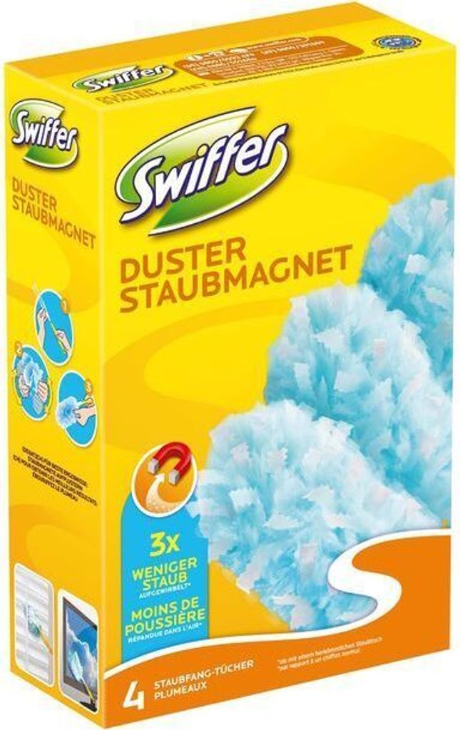 Swiffer 1671232004 Panni magnetici per la polvere - 4 pezzi Immagine del prodotto 