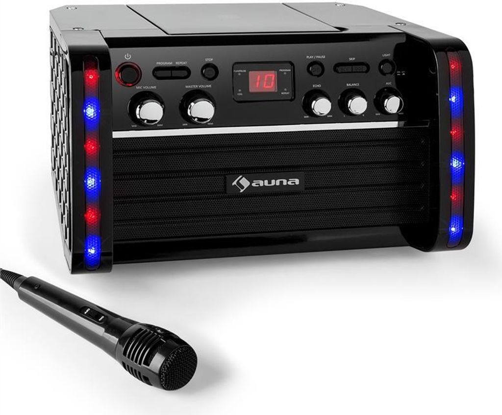 DiscoFever Karaoke-Anlage CD-/CD+G-Player iPad-Halterung