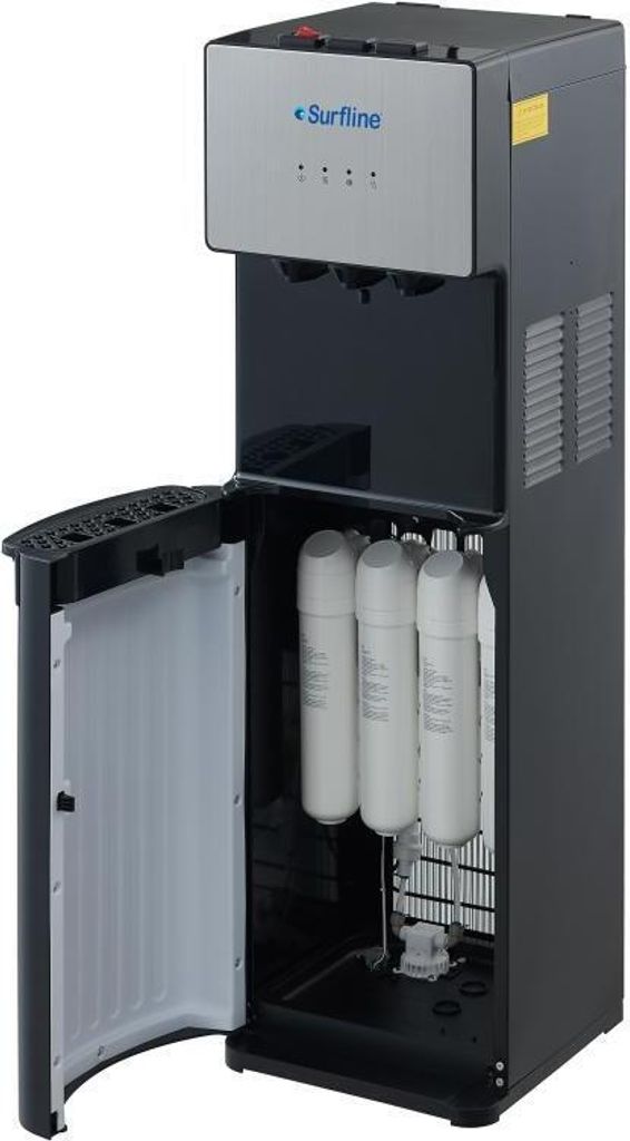 Flaschenwasserspender - Warmes/kaltes Wasser - Grau - LIMAN Produktbild 4