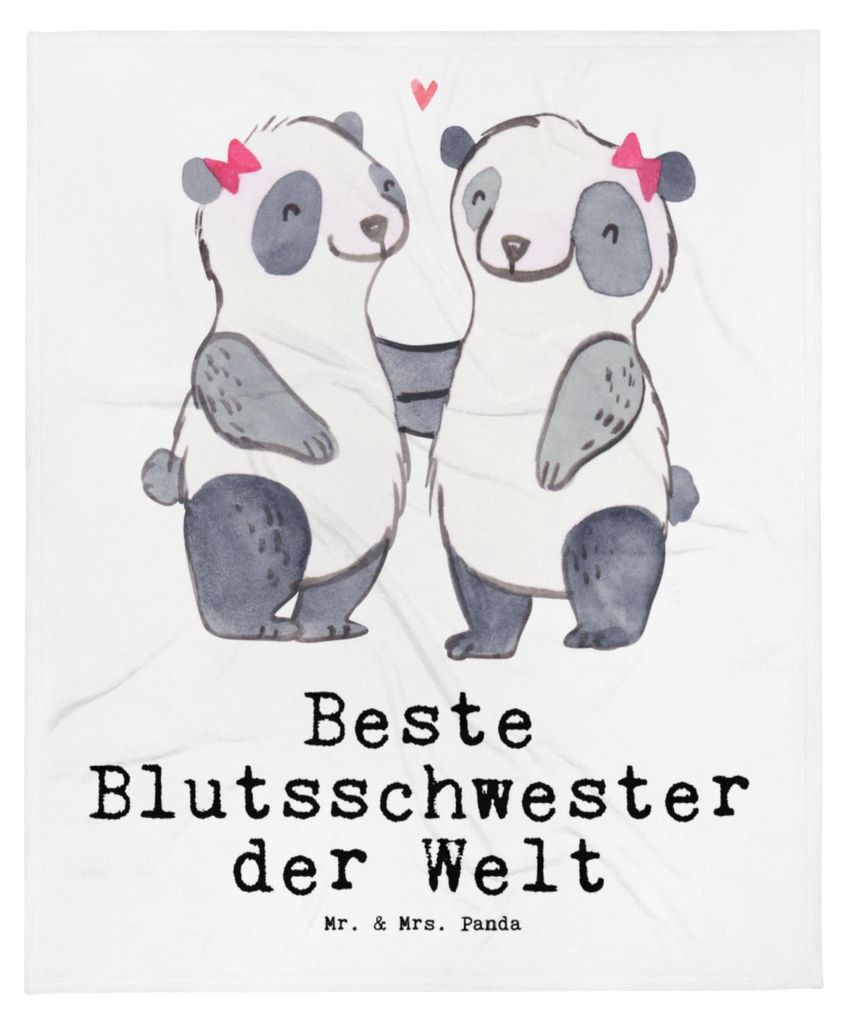 Mr. & Mrs. Panda Kuscheldecke Panda Beste Blutsschwester Produktbild 