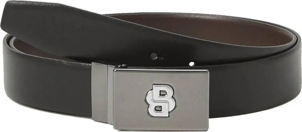 Ceinture en Cuir Véritable Hugo Boss 50553335 Accessoire de Luxe
