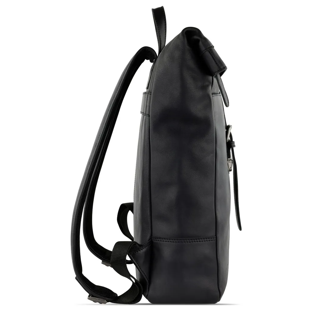 Sac à dos ordinateur imperméable avec compartiment matelassé Noir