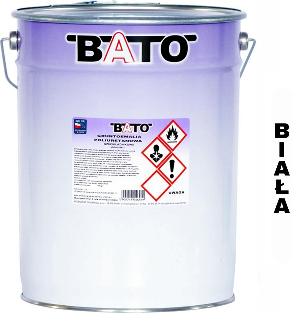 Zweikomponentige Polyurethan-Grundierung, Weiss, 12,2 L (11,2 L Farbe + 1 L Härtungsmittel)