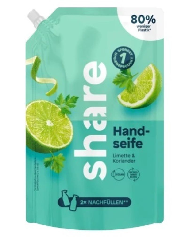 Share, Zestaw uzupelniajacy do mydla w plynie, Limonka i Zdjęcie produktu 