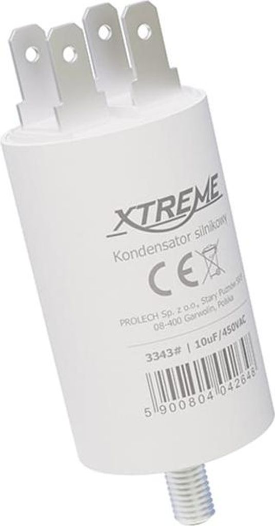 Xtreme-Motorkondensator (10μF, 450 VAC, Stecker)