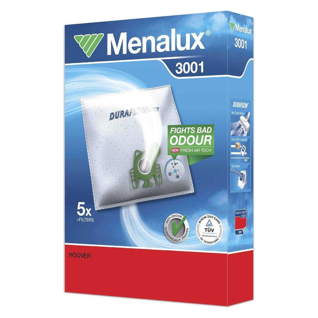 Sacs à poussière Menalux pour Hoover 3001 Image du produit 