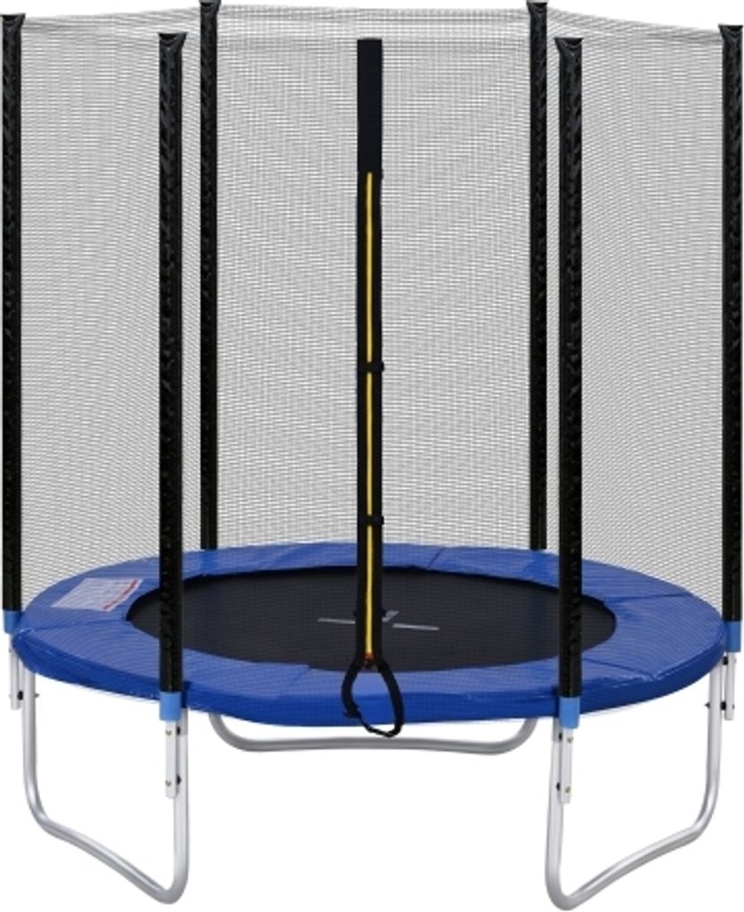 Outdoor-Trampolin mit Sicherheitszaun und Gepolsterte Stangen, 6 FT Gartentrampolin, tragend 80 kg, hat den GS- und bestanden