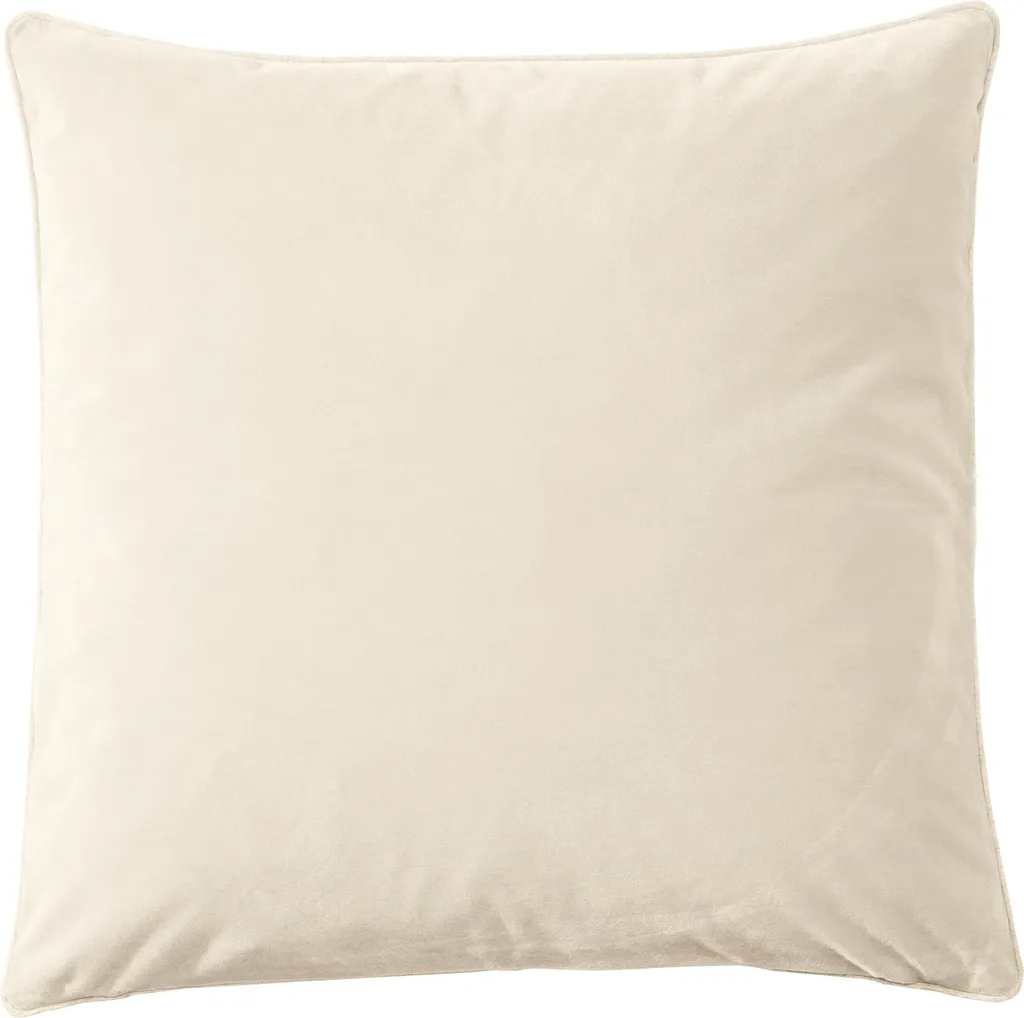 Housse de Coussin Velours Blanc Laine 41x41 cm Pichler Melva - 2 pcs