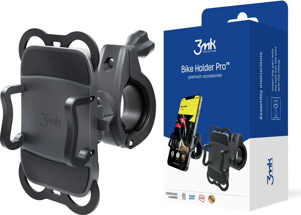 Supporto Bici 3Mk Pro: Porta Cellulare Universale Alluminio e Acciaio