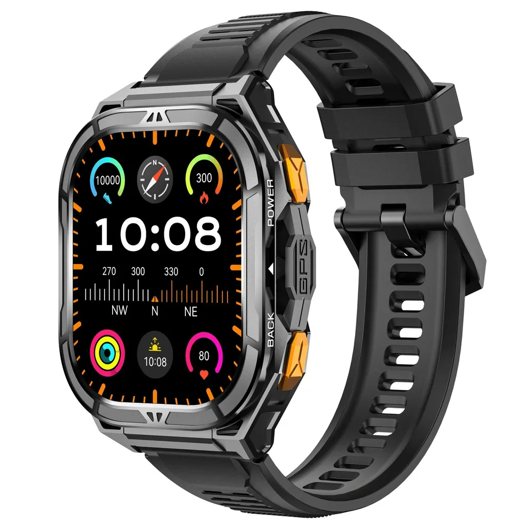 Smartwatch ARMODD Titan GPS noir : Montre connectée sport haute précision