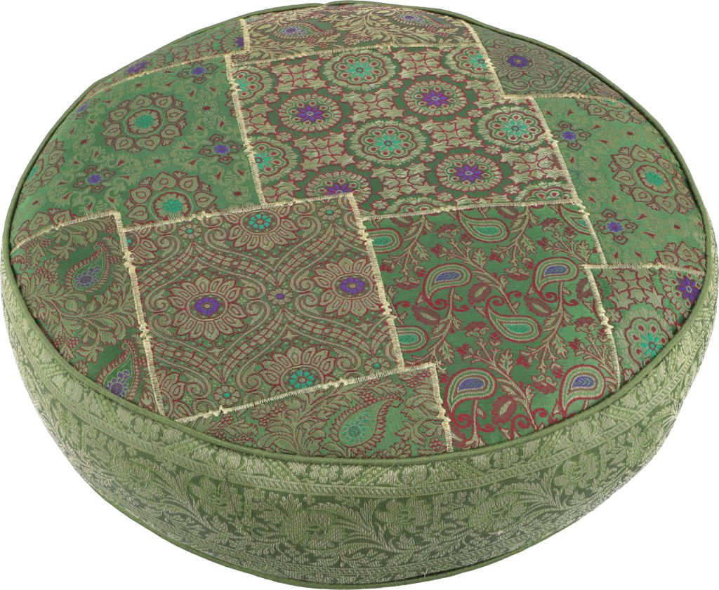 Orientalisches Rundes Patchwork Kissen 50 cm, Sitzkissen, Produktbild 