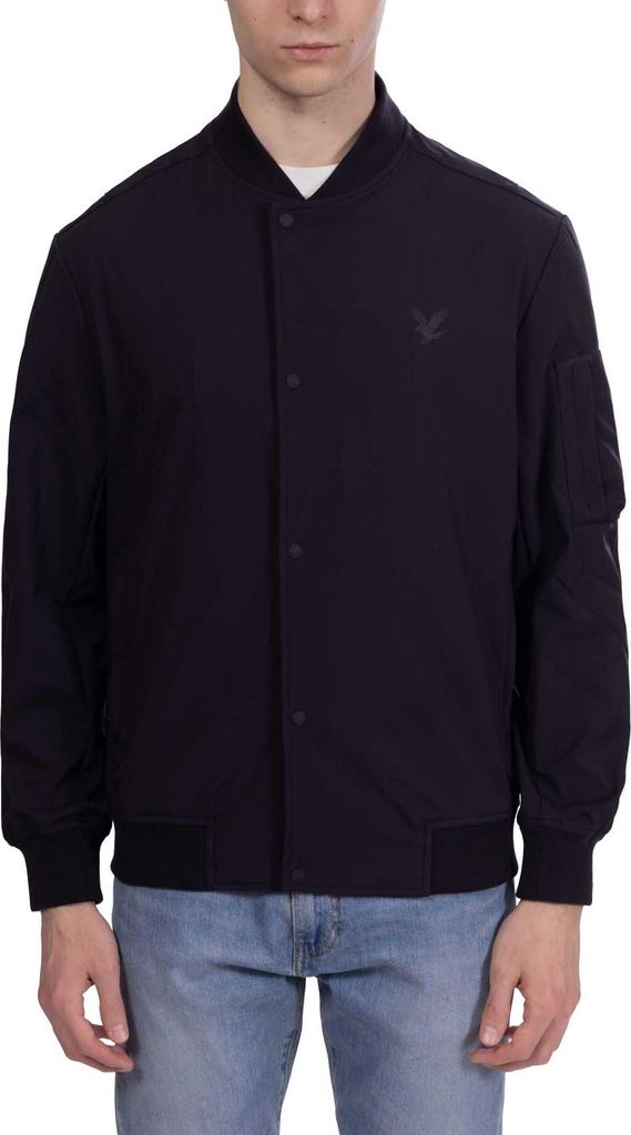LYLE & SCOTT - Herren-Bomberjacke mit tonalem Logo - Größe XL