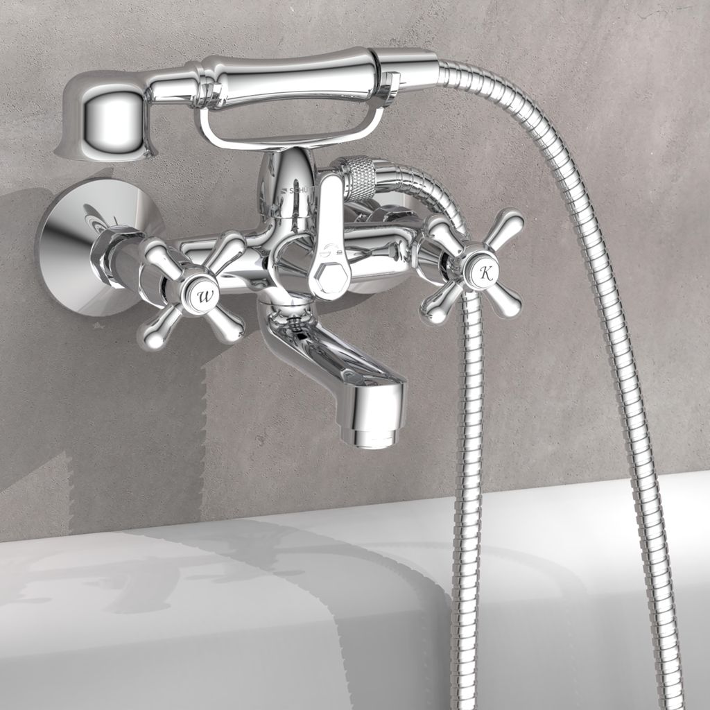 SCHÜTTE Badewannenarmatur ELK, Mischbatterie Badewanne, Produktbild 