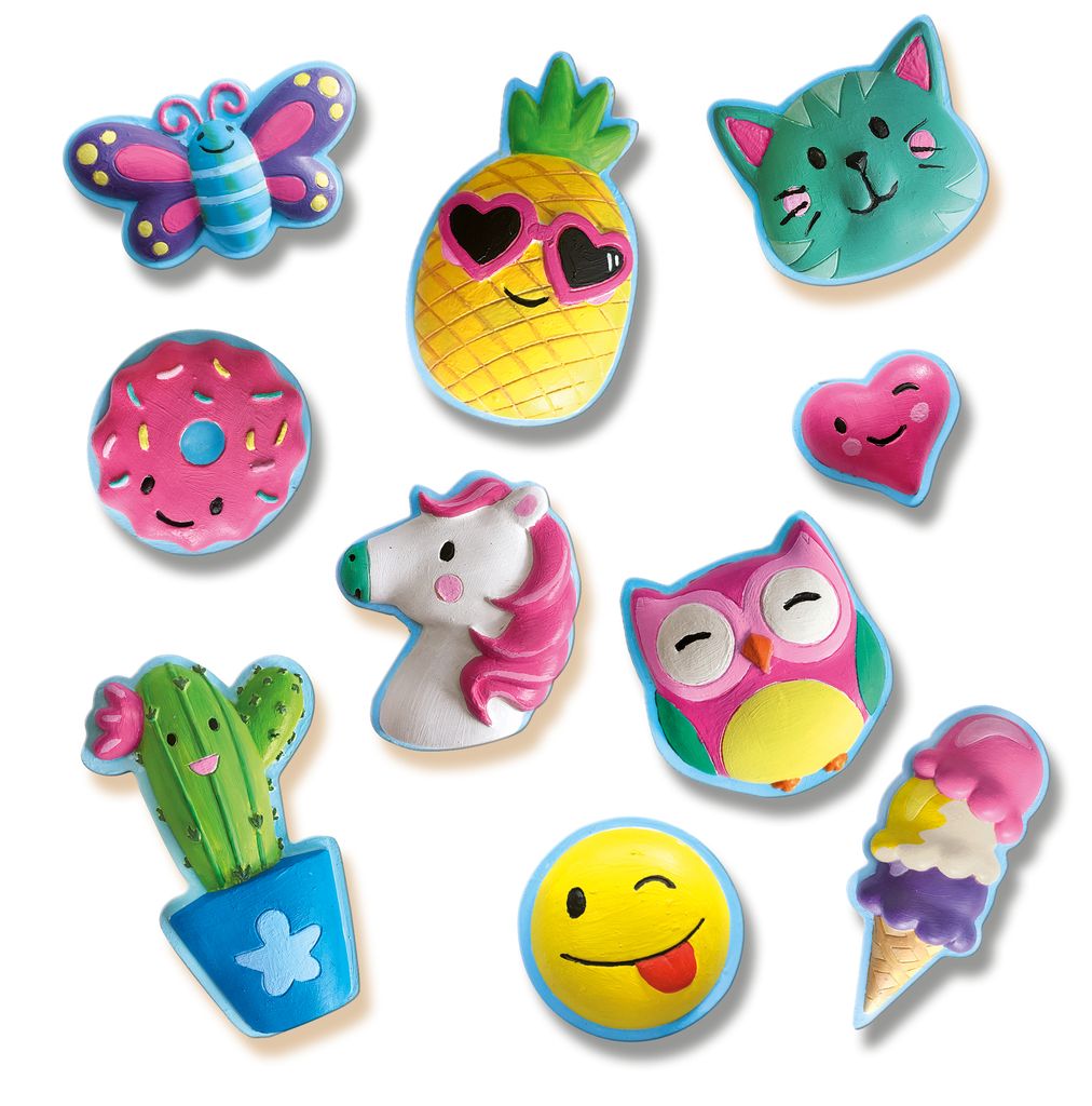 Gipsfiguren Set für Kinder | Bastelset mit Formen, Gips & Immagine del prodotto 