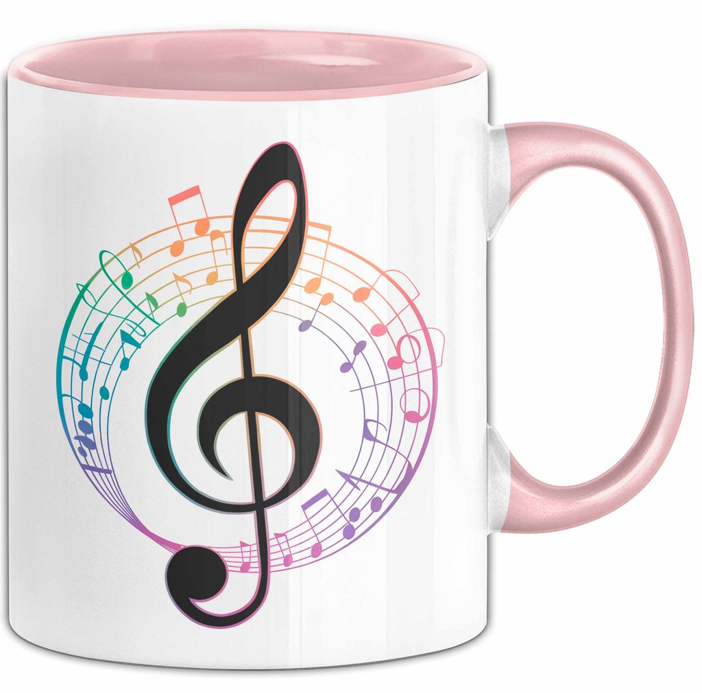 Musikliebhaber Musiker Tasse Geschenk Lustige Geschenkidee Spruch (Rosa)