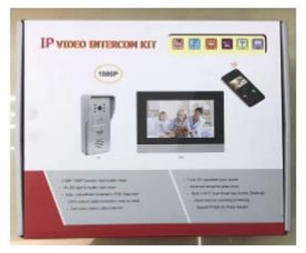 Visiophone sans Fil pour Sécuriser l'Entrée avec Caméra et Écran LCD