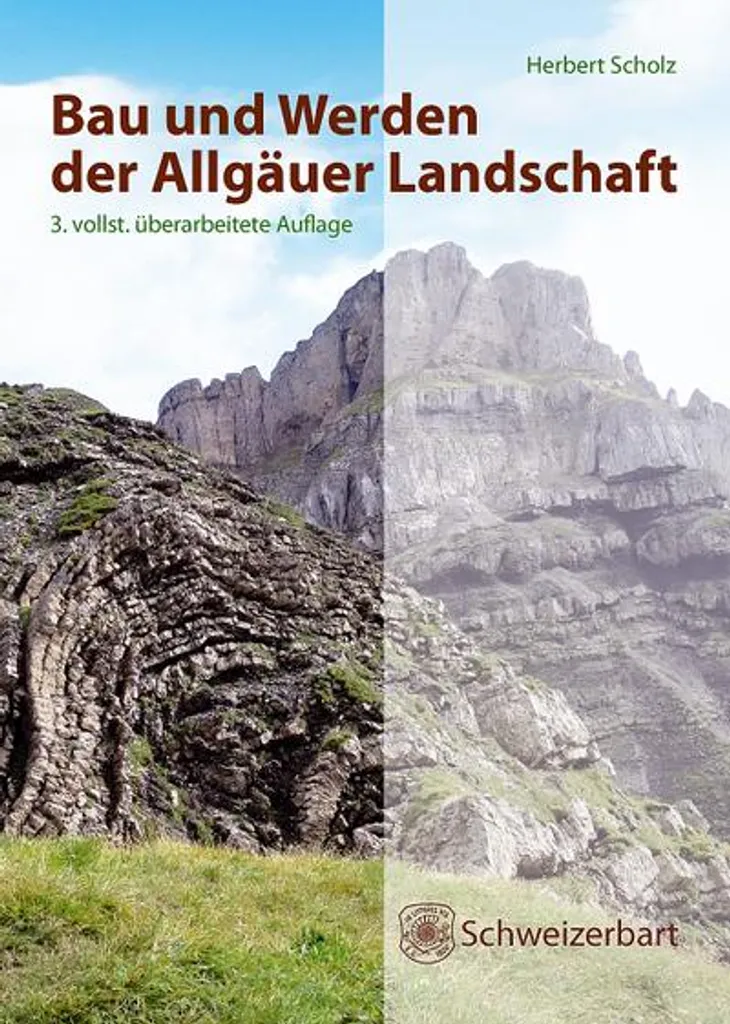 Livre rare de géologie Bau und Werden der Allgäuer Landschaft Réf