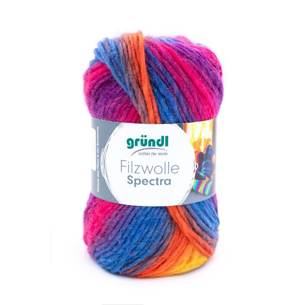Strick Filzwolle Spectra v.gründl Wild Berry Produktbild 