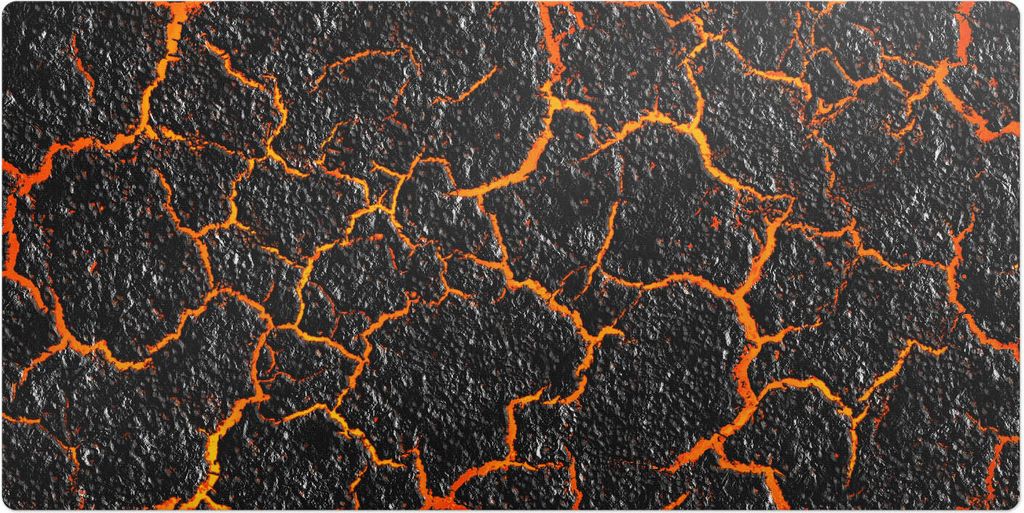 Gebrochene Lava– Schreibtischunterlage – Schreibtisch Tischunterlage – 120x60 cm – Unterlage Groß Schreibtischmatte