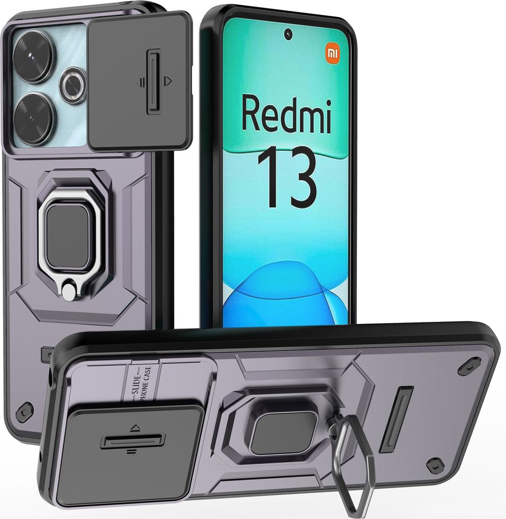 Pouzdro pro Xiaomi Redmi 13 dvouvrstvé pouzdro s posuvnou Obrázek produktu 