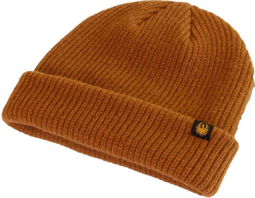 Merlin Moseley Merino Beanie, orange, Einheitsgröße