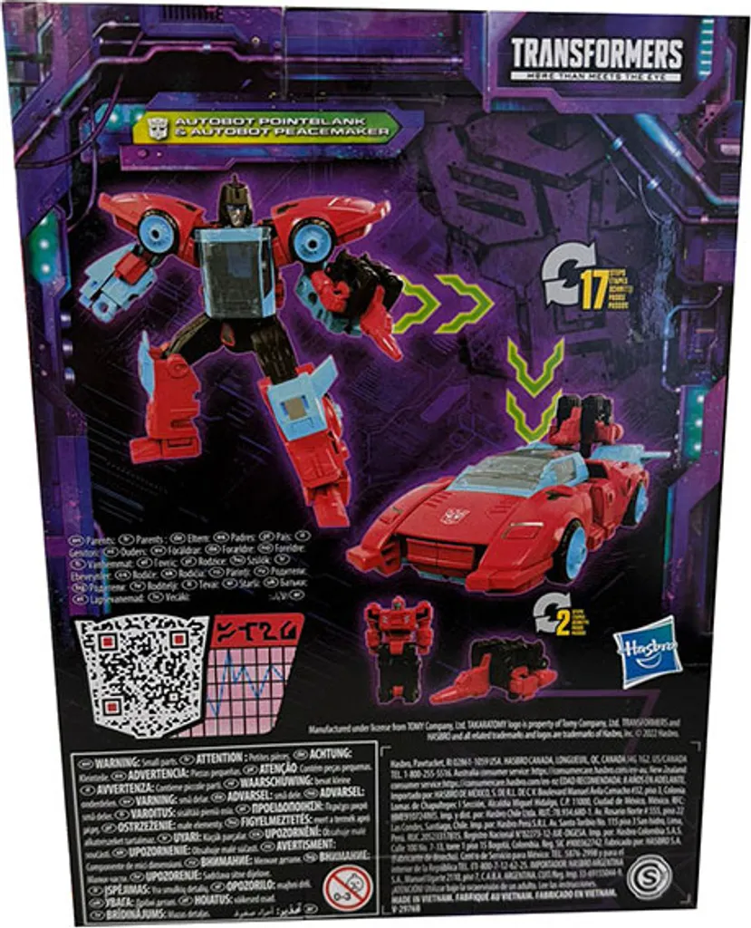 Pack Autobot Pointblank Legacy Transformers avec Partenaire Peacemaker