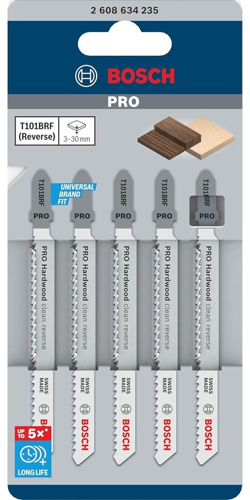 PRO Hardwood clean reverse T101BRF Stichsägeblatt, 100 mm, Produktbild 
