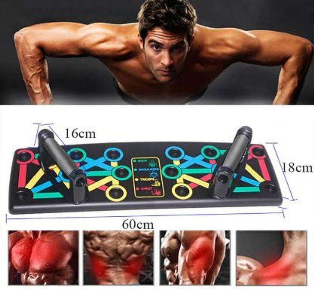 Push Up Board 9in1 Multiboard Liegestützgriffe Multitrainer Produktbild 4