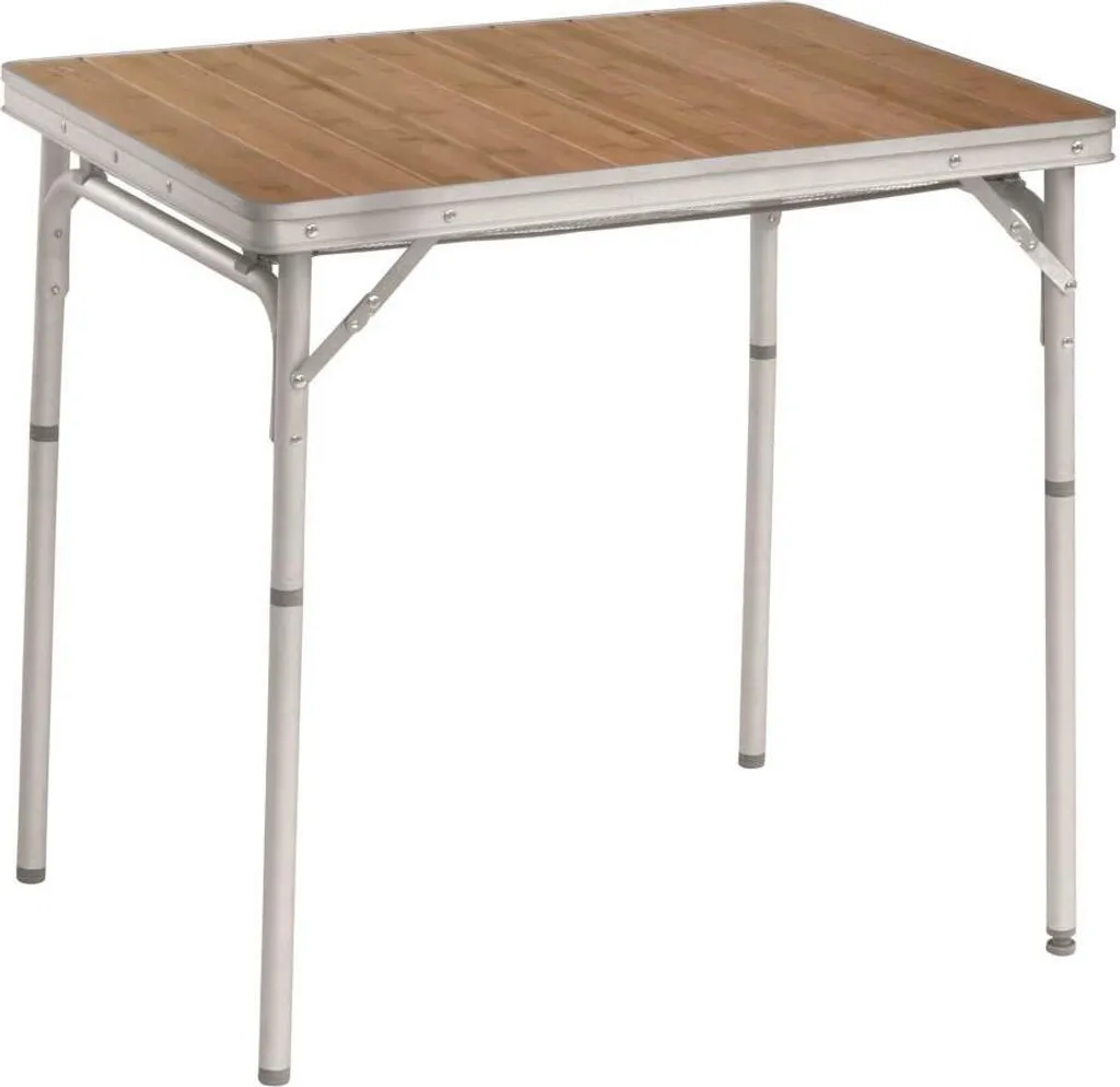 Table de Camping Pliante Outwell Calgary S en Bambou et Alu Durable