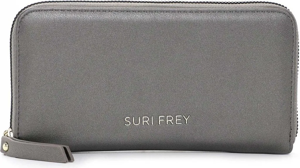 SURI FREY Tiffany Portafoglio Zip Around Darksilver Grigio - Offerta