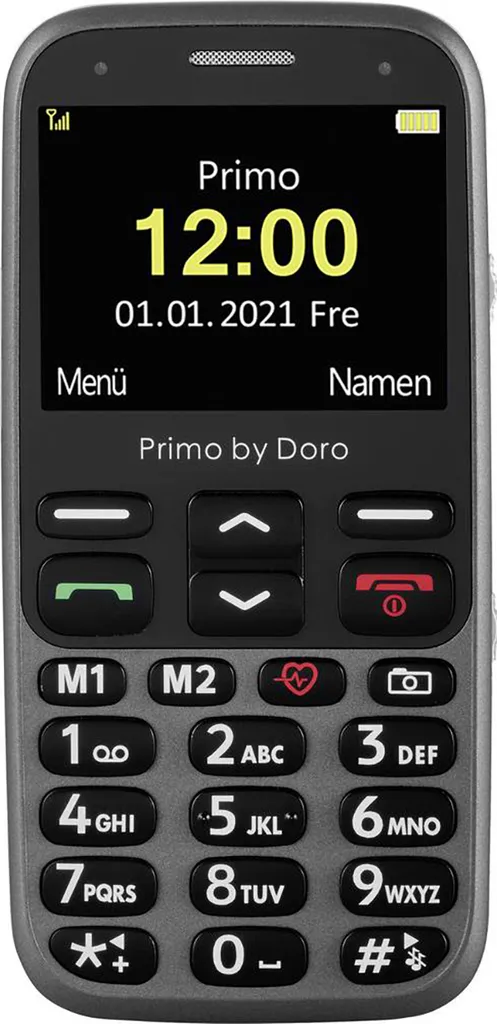 Doro Primo 368 Graphit: Eleganza e Semplicità nella Telefonia Senior
