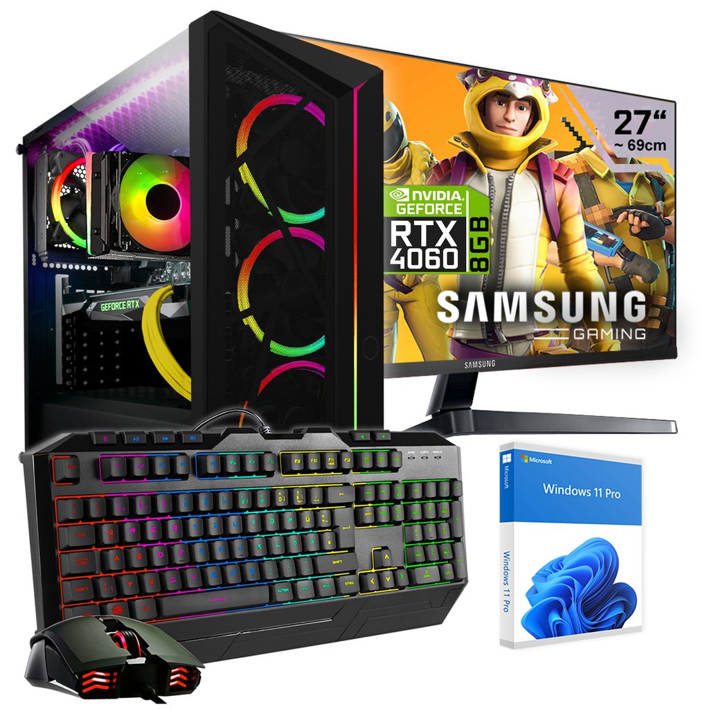 Kraftpc Gaming Pc Komplett Set Amd Ryzen Kaufland De