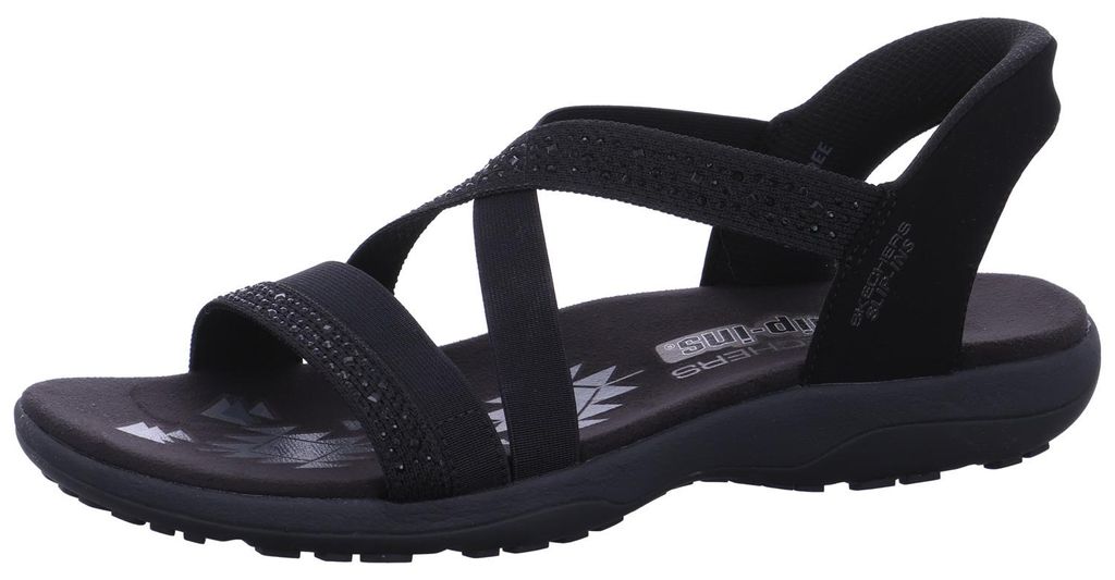 Skechers Reggae Slim Sparkle Sandale Schwarz Produktbild 