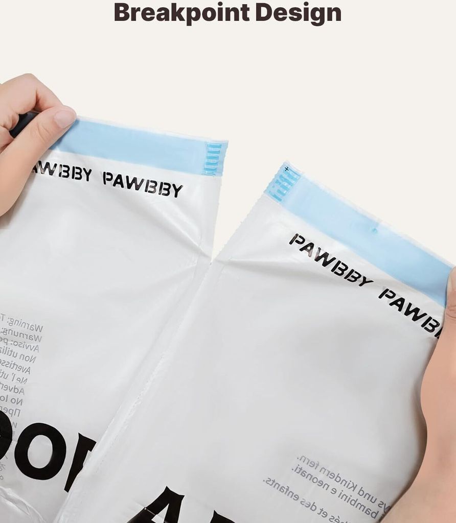 PAWBBY Selbstreinigende Katzenstreu-Beutel, 3 Rollen Produktbild 3