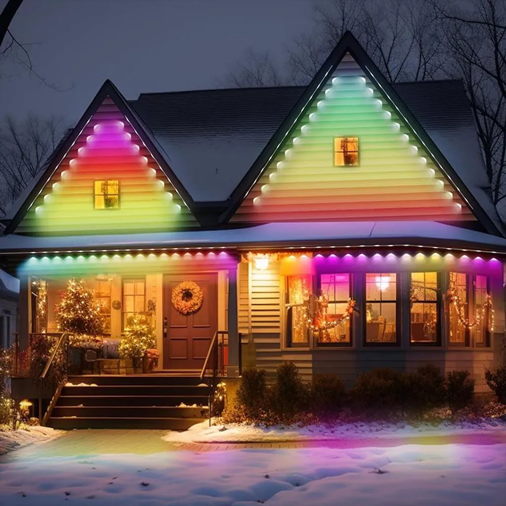 Guirlande LED Connectée Extérieure 15m Bluetooth pour Décoration - 4