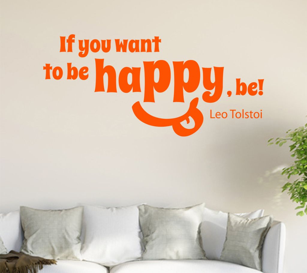 If You wan't to be .... I Wandtattoo in 6 Größen - Wandaufkleber Wall Sticker - Dekoration, Küche, Wohnzimmer, Schlafzimmer, Badezimmer