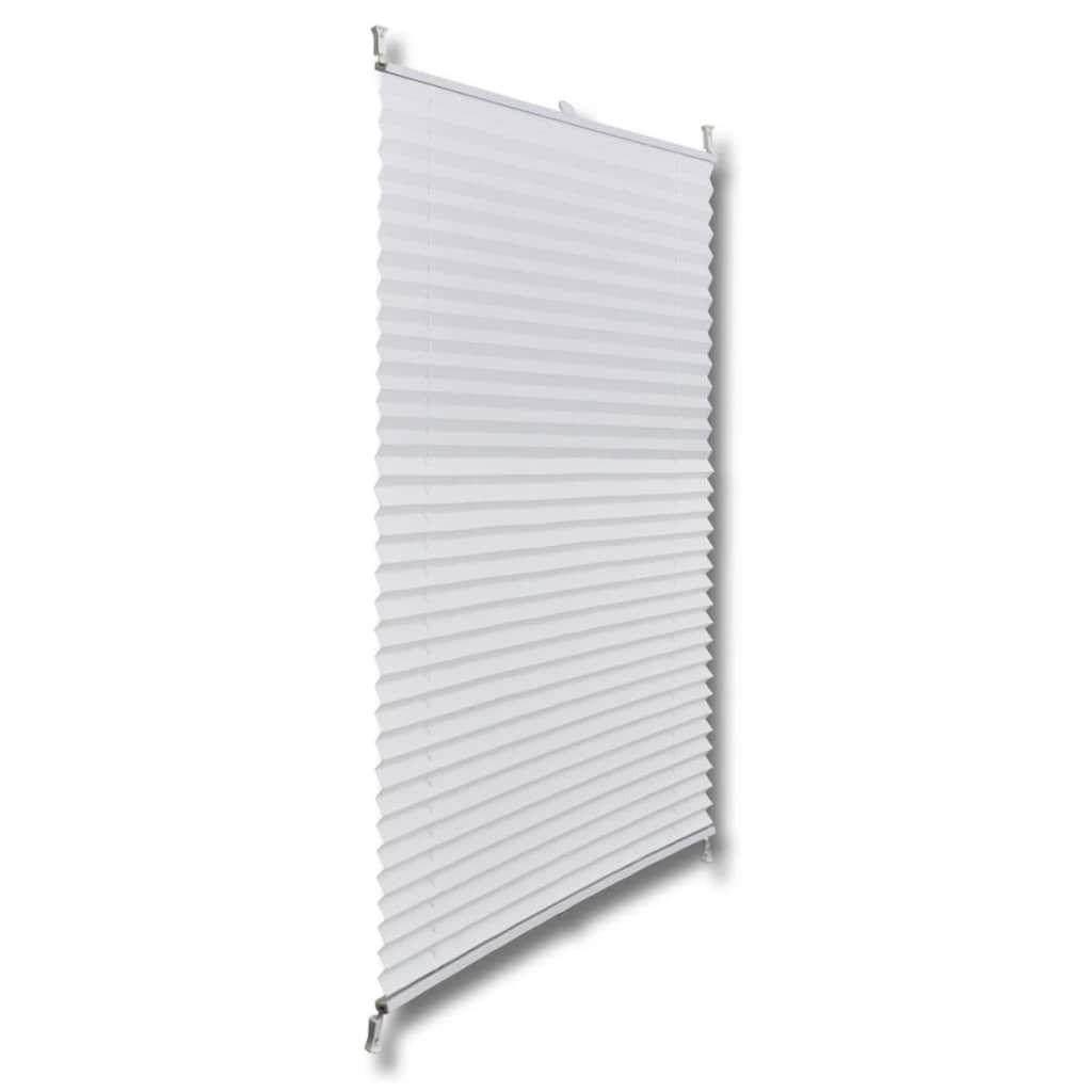 Langlebige Plissee Faltrollo Rollo Plisseerollo 50x125cm Weiß - Rollos Möbel831409 - Rollos